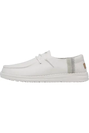 Hey dude Wendy Chambray - Womens Shoes - White - Size EU 36