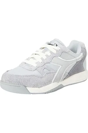 Diadora Unisex Winner Hairy Suede Gymnastics Shoe, Grey (Grey Blend), 5.5 UK