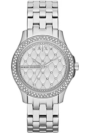 Armani Exchange Watch for Women, Three Hand Movement, 36 mm Stainless Steel Case with a Stainless Steel Strap, AX5215