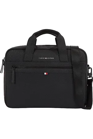Tommy Hilfiger Men Essential PU Computer Bag 14 Inch, , One Size