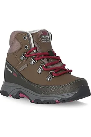 Trespass Glebe II, Unisex Kids High Rise Hiking Boots, Brown (Earth), 10 (28 EU)