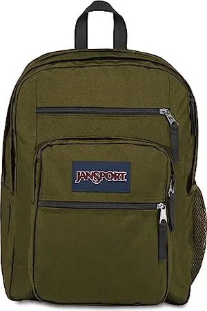 JanSport BIG STUDENT Large Backpack, 15 inch laptop compartment, (Green)