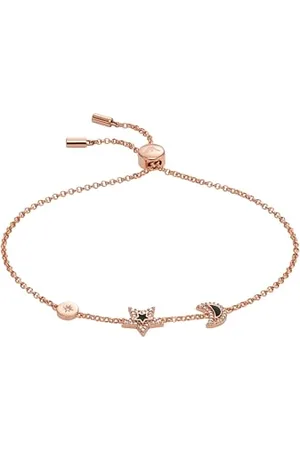 Emporio Armani Bracelet for Women Sentimental, Inner circumference: 160-235mm, Charms size: 7mm Rose Gold Brass Bracelet, EGS2960221