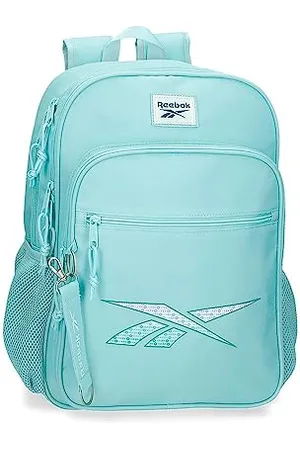 Reebok Ann Turquoise Polyester School Backpacks, , standard size, Rucksack