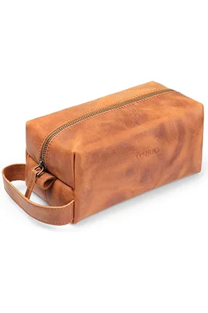 Londo Genuine Leather Travel Toiletry, Makeup, Shaving Organizer Bag - Dopp Kits - Unisex, , One Size