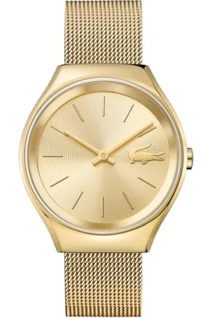 Lacoste Analogue Quartz Watch for women with Gold colored Stainless Steel bracelet - 2000952