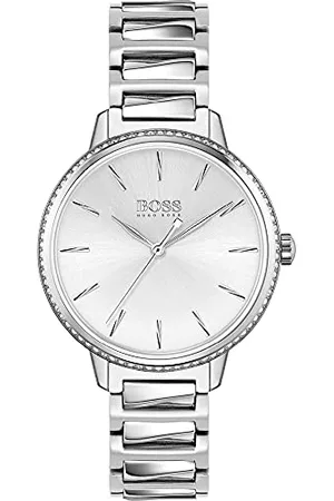 HUGO BOSS Analogue Quartz Watch for Women with Silver Stainless Steel Bracelet - 1502539