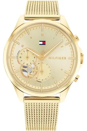Tommy Hilfiger Analogue Multifunction Quartz Watch for Women with Colored Stainless Steel mesh Bracelet - 1782417