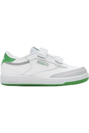 Reebok Unisex Baby Club C 2V 2.0 Sneaker, FTWWHT/SPOGRE/PUGRY2, 4 UK Child