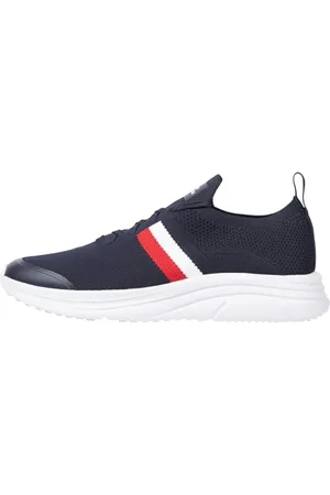 Tommy Hilfiger Modern Runner Knit Stripes, Blue, 7