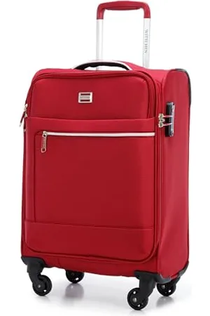 Wittchen MIRA Line Set of 3 suitcases Baggage Luggage Suitcase Soft Luggage Polyester Luggage Carrying Handle Telescopic Handle Four Wheels TSA Combination Lock Size (S+M+L)
