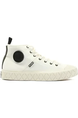 Palladium Unisex Palla Ace Mid Supply Sneaker, White, 3.5 UK