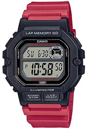 Casio Men Lithium Quartz Watch with Stainless Steel Strap WS-1400H-4AVEF
