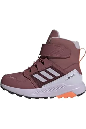 adidas Unisex Terrex Trailmaker High Cold.RDY Hiking Shoes, Burgundy/Silver Dawn/Amber Tint, 12 UK