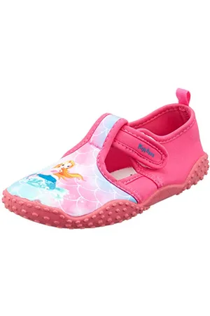 Playshoes Uv-Schutz Badeschuhe Meerjungfrau Water Shoes, Pink (Pink 18), 12.5 UK Child