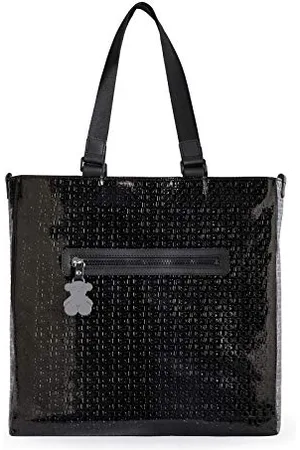 TOUS Tiona Lindsay Women’s Totes bag, Black (Negro 195890165), 34x34x8 centimeters (W x H x L)