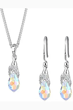 Elli Jewelry Set Kristalle 925 Sterling Silber