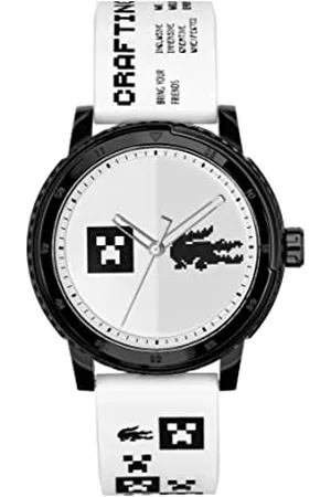 Lacoste Analogue Quartz Watch for Men with Black Silicone Bracelet - 2011180