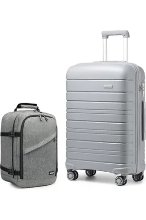 Kono Luggage Set 2 Piece Suitcase Trolley Hard Shell with Cabin Travel Bag Lightweight Business Backpack ( , 24")