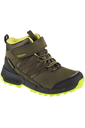 Kappa THABO TEX K Snow Shoe, Army/Lime, 10 UK Child