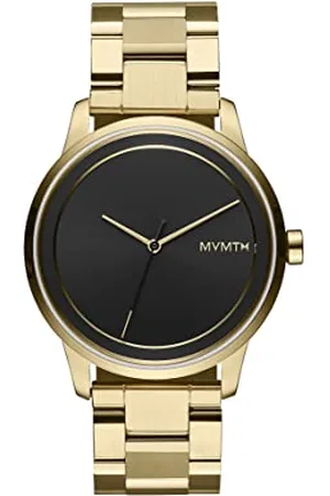 MVMT Analogue Quartz Watch Unisex with Gold Colored Stainless Steel Bracelet - 28000182-D