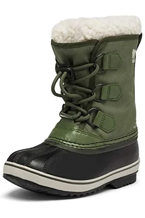 sorel Yoot Pac Nylon Wp Unisex Kids Winter Boots, Hiker Green 2023, 1 UK
