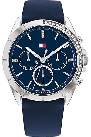Tommy Hilfiger Analogue Multifunction Quartz Watch for Women with Silicone Bracelet - 1782389