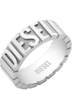 Diesel DX1390040 Stainless Steel Band Ring, Stainless steel, No gemstone
