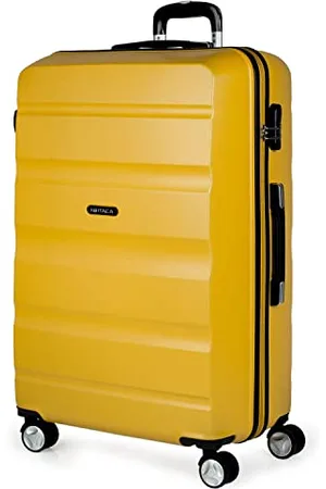 Itaca Lightweight Suitcases Large - ABS Large Hard Shell Suitcase 75cm Travel Suitcase - Lightweight Suitcases Large with Combination Lock - Rigid Large Suitcase 4 Wheels Lightweight and R