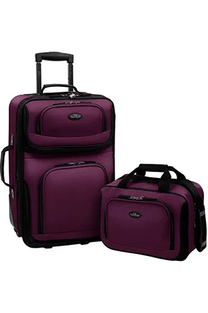 U.S. Traveler Rio Rugged Fabric Expandable Carry-on Luggage Set, , Set, Rio Rugged Fabric Expandable Carry-on Luggage
