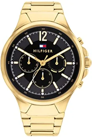 Tommy Hilfiger Analogue Multifunction Quartz Watch for women with Gold colored Stainless Steel bracelet - 1782599