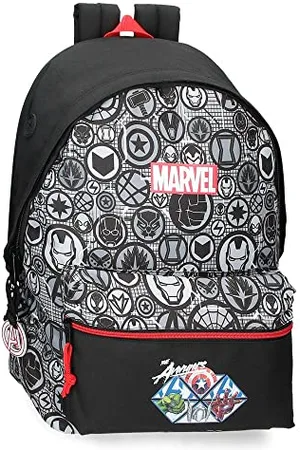 Marvel Marvel The Heroes Laptop Backpack with Trolley 15.6" Black 31x44x17.5 cms Polyester 23.87L