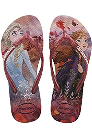 Havaianas Slim Frozen, Girls’ Flip Flops, Multicolour (Crystal Rose 1141), 1.5 (35/36 EU)))