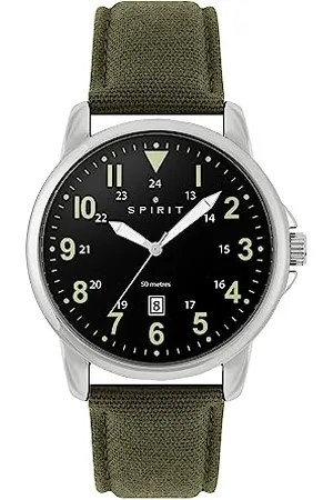 Spirit Men Analog Quartz Watch with Canvas Strap SP1005