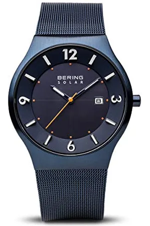 Bering Men Analog Solar Collection Watch with stainless steel Strap and Sapphire Crystal 14440-393, , 40