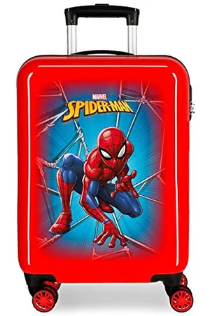 Marvel Miss Pink Spiderman Black Cabin Suitcase 37 x 55 x 20 cm Rigid ABS Combination Lock 34 Litre 2.6 kg 4 Double Wheels Hand Luggage