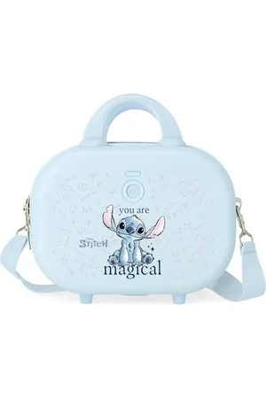 Disney Joumma Bags Stitch You are Magic Cabin Suitcase Set, Made of ABS, a Durable and Lightweight Material, Side Combination Lock, , Toiletry Bag