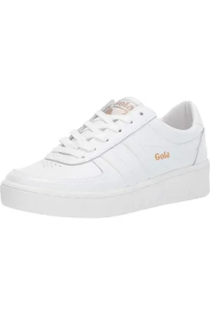 Gola Women CLA567 Trainers, White (White/White/White WW), 3 UK