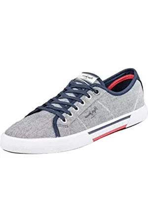 Pepe Jeans Brady Men Sneaker, Blue (Chambray Blue), 9 UK