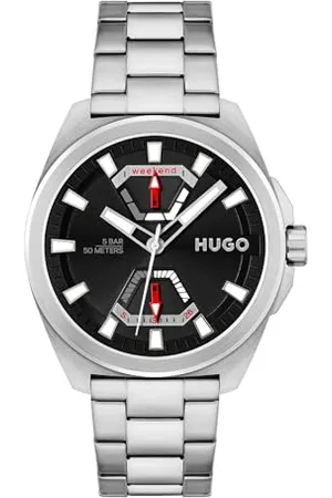 HUGO BOSS Analogue Multifunction Quartz Watch for Men with Silver Stainless Steel Bracelet - 1530242