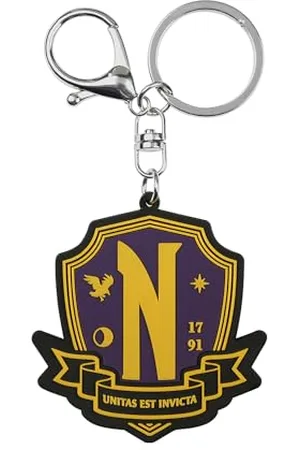 Wednesday Emblem-Brand Keychain, , 6 x 6 cm