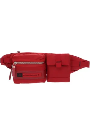 Piquadro Unisex Adults’ CA5112BIO/R Pouch in Regenerated Nylon with Removable Pockets and Smartphone Holder, , Taglia unica