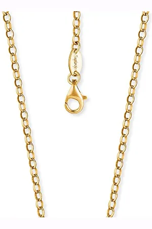Engelsrufer Angel Whisperer Anchor Chain Necklace Gold Plated 925 Sterling Silver Thickness 2.85 mm (0.11") Length 60 cm (23.62")