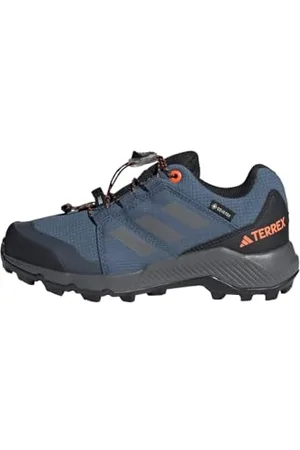 adidas Unisex Terrex Gore-TEX Hiking Shoes, Wonder Steel/Grey Three/Impact Orange, 12 UK