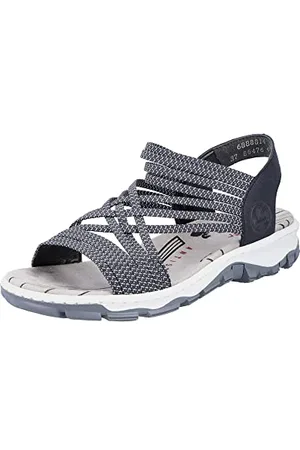 Rieker Womens Stretch Strappy Sandals - Size 3.5 UK