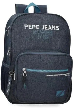 Pepe Jeans Edmon School Backpack Adaptable to Trolley 30x40x12cm Polyester 15.6L by Joumma Bags, , School Backpack Adaptable to Trolley