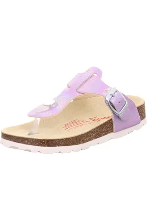 Superfit Girls Footbed Slippers, Purple 8500, 3 UK Wide
