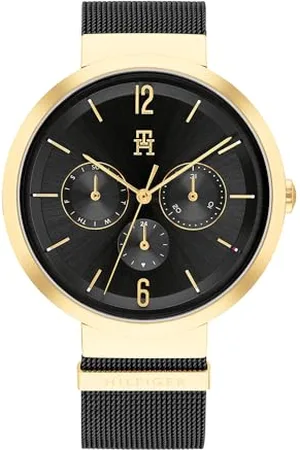 Tommy Hilfiger Analogue Multifunction Quartz Watch for Women with Stainless Steel mesh Bracelet - 1782540