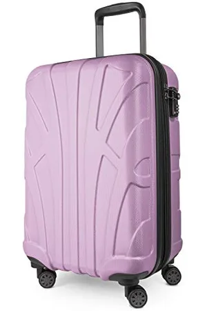 SUITLINE Expandable Cabin Trolley, Hardshell Suitcase with Laptop Compartment, Hand Luggage, 100% matt ABS, 55 cm, 38 liters