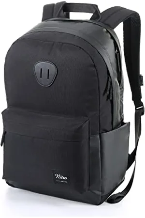 Nitro Urban Plus, Old School Daypack with Additional Padded Laptop Compartment, Urban Street Pack, Everyday Backpack, School Backpack with Side Bottle Compartment, , 28l, Rucksack